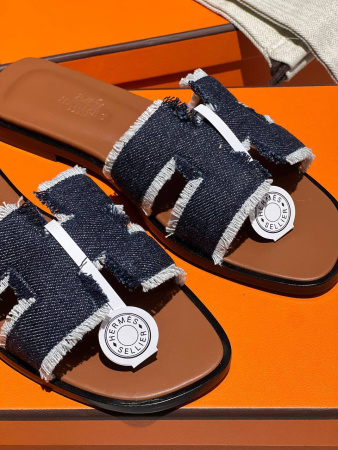 ШЛЕПКИ HERMES  68111 детальное фото товара