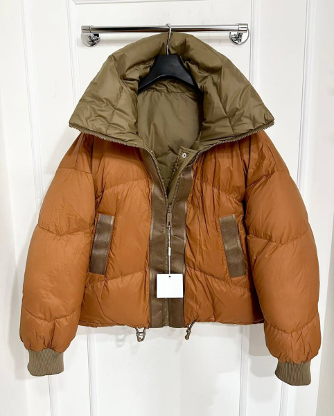 ПУХОВИК ДВУХСТОРОННИЙ HERMES 63699 фото анонса