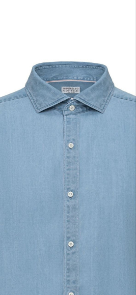 МУЖСКАЯ РУБАШКА BRUNELLO CUCINELLI  61140 фото анонса