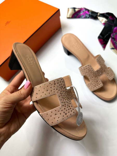 ШЛЕПКИ HERMES  58628 фото анонса