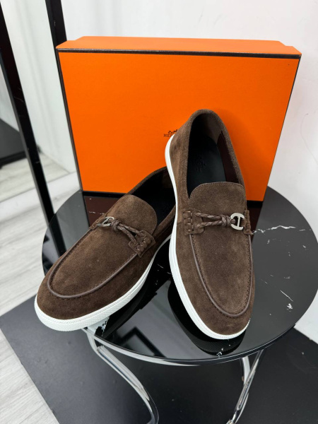 МУЖСКИЕ ЛОФЕРЫ HERMES  78611 фото анонса
