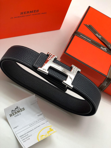 МУЖСКОЙ РЕМЕНЬ HERMES 08676 фото анонса
