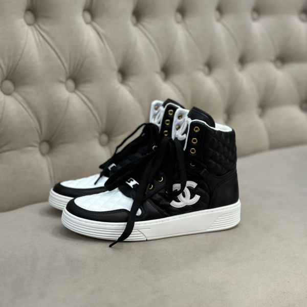 КЕДЫ ВЫСОКИЕ CHANEL  62241 фото анонса