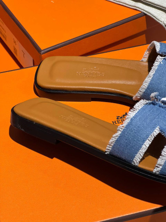 ШЛЕПКИ HERMES  68110 детальное фото товара