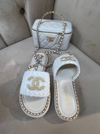 ШЛЕПКИ CHANEL  77514 детальное фото товара
