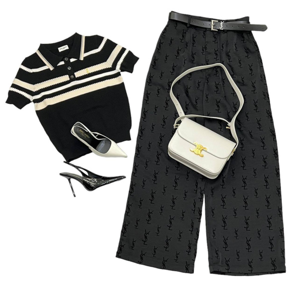 ПОЛО SAINT LAURENT  68070 фото анонса