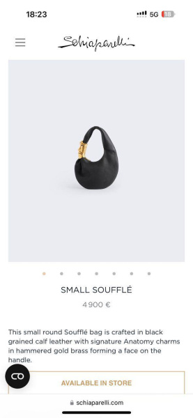 СУМКА SCHIAPARELLI  76318 фото анонса