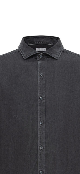 МУЖСКАЯ РУБАШКА BRUNELLO CUCINELLI  61141 фото анонса