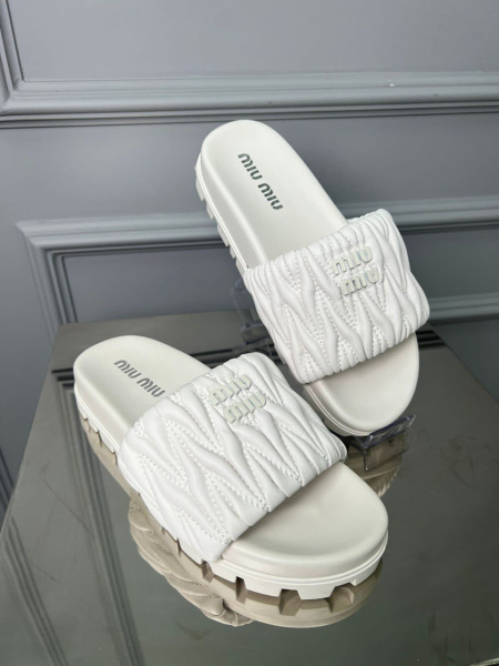 ШЛЕПКИ MIU MIU  58036 фото анонса