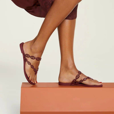 ШЛЕПКИ HERMES  76251 детальное фото товара