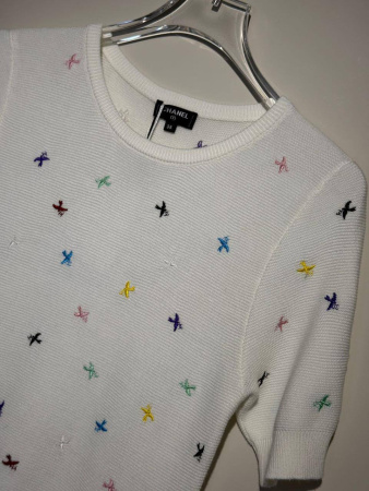 ФУТБОЛКА CHANEL  77338 детальное фото товара