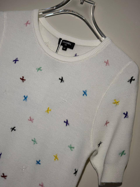 ФУТБОЛКА CHANEL  77338 фото анонса