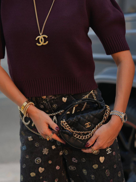 ДЖИНСЫ CHANEL  80648 фото анонса