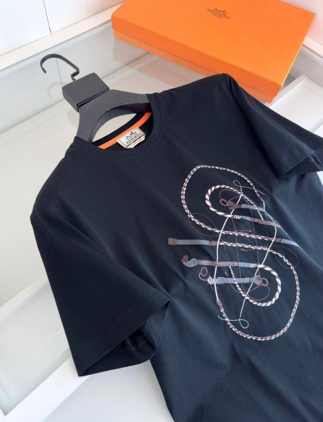 МУЖСКАЯ ФУТБОЛКА HERMES  74975 фото анонса