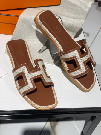 ШЛЕПКИ HERMES 49485 детальное фото товара