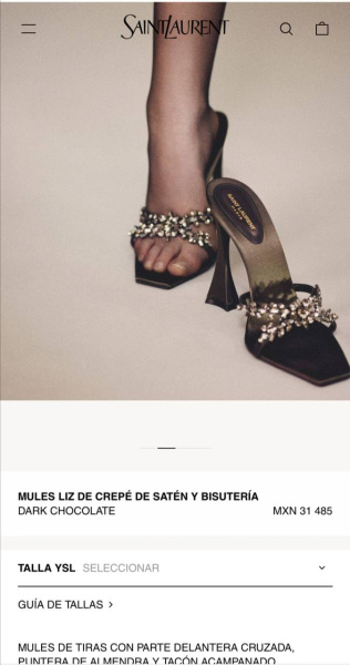 ШЛЕПКИ SAINT LAURENT  72933 фото анонса