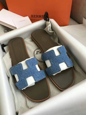 ШЛЕПКИ HERMES 40970 детальное фото товара