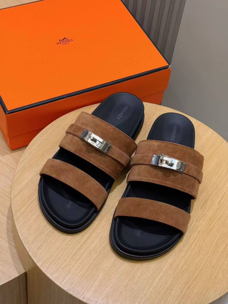 МУЖСКИЕ ШЛЕПКИ HERMES  78124 фото анонса