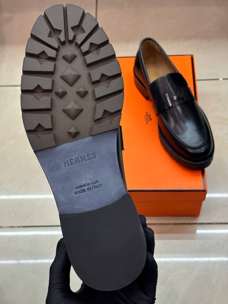 МУЖСКИЕ ЛОФЕРЫ HERMES  72562 фото анонса