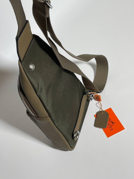 МУЖСКАЯ СУМКА СЛИНГ HERMES  63658 фото анонса