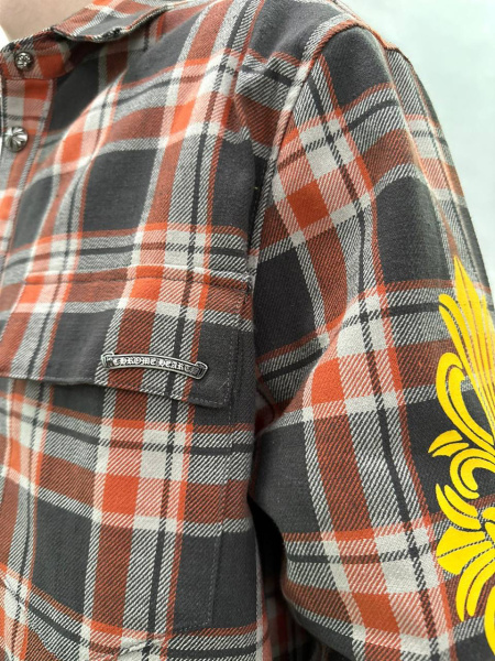 МУЖСКАЯ РУБАШКА CHROME HEARTS  63527 фото анонса