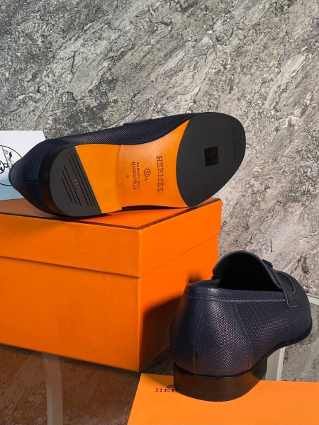 МУЖСКИЕ ЛОФЕРЫ HERMES  73146 фото анонса