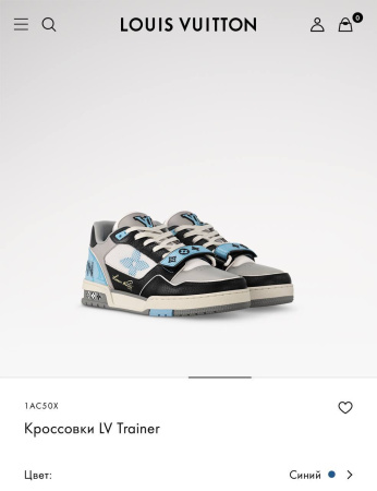 МУЖСКИЕ КРОССОВКИ LOUIS VUITTON  70735 детальное фото товара