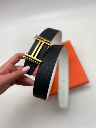 МУЖСКОЙ РЕМЕНЬ ДВУСТОРОННИЙ HERMES 51684 детальное фото товара