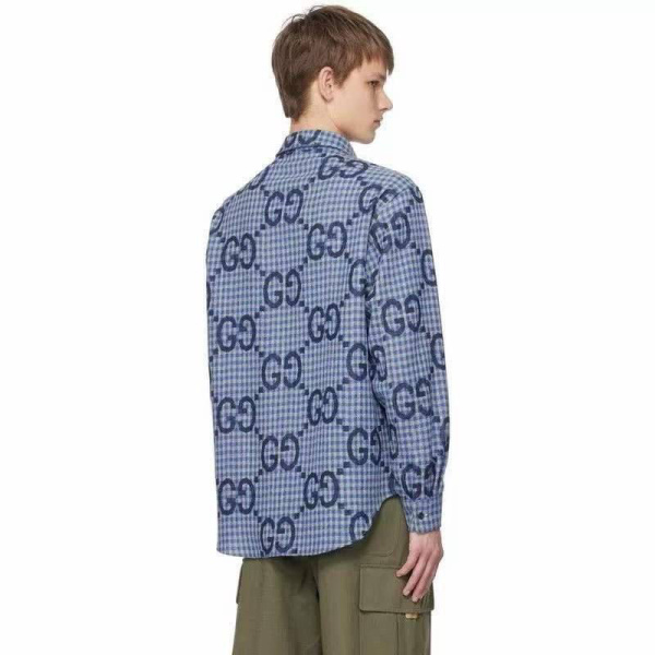 МУЖСКАЯ РУБАШКА GUCCI  69886 фото анонса