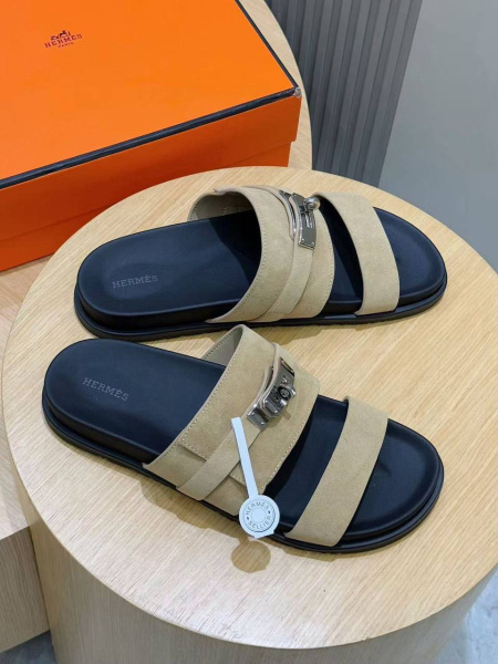 МУЖСКИЕ ШЛЕПКИ HERMES  78125 фото анонса
