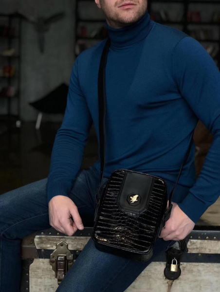 МУЖСКАЯ СУМКА МЕССЕНДЖЕР STEFANO RICCI 14169 фото анонса