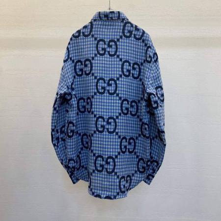 МУЖСКАЯ РУБАШКА GUCCI  69886 детальное фото товара