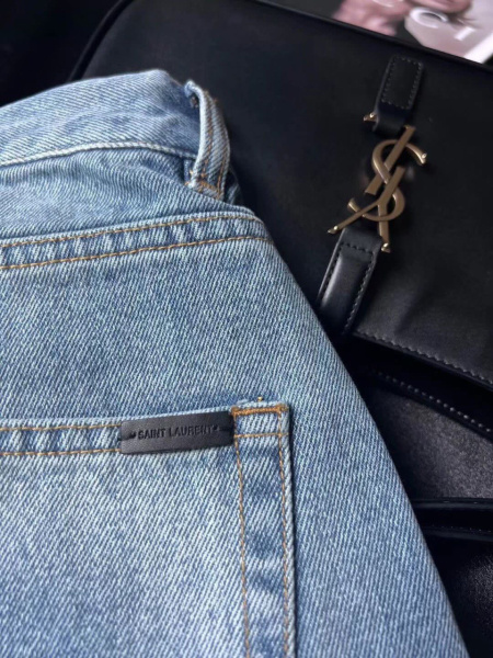 ДЖИНСЫ SAINT LAURENT  61082 фото анонса