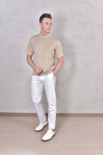 МУЖСКАЯ ФУТБОЛКА BRUNELLO CUCINELLI  69209 фото анонса