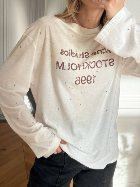 ЛОНГСЛИВ ACNE STUDIOS  75529 фото анонса