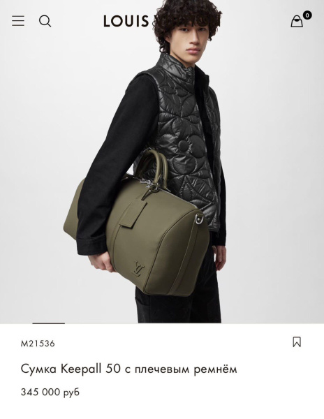 ДОРОЖНАЯ СУМКА LOUIS VUITTON  61005 фото анонса