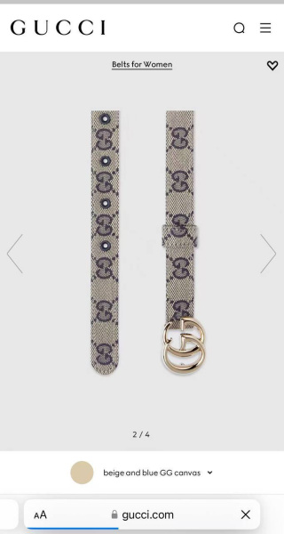 ЖЕНСКИЙ РЕМЕНЬ GUCCI  79340 фото анонса