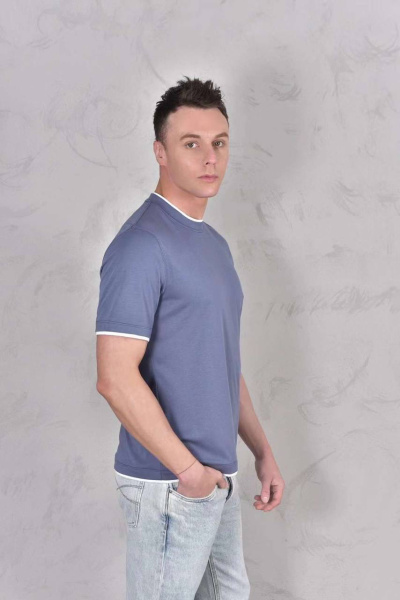 МУЖСКАЯ ФУТБОЛКА BRUNELLO CUCINELLI  74386 фото анонса