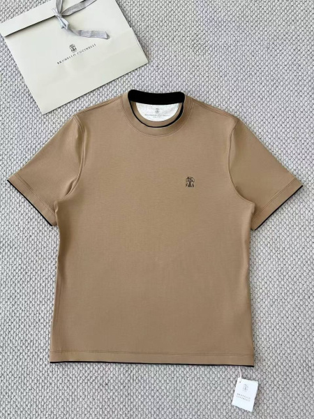 МУЖСКАЯ ФУТБОЛКА BRUNELLO CUCINELLI  75615 фото анонса