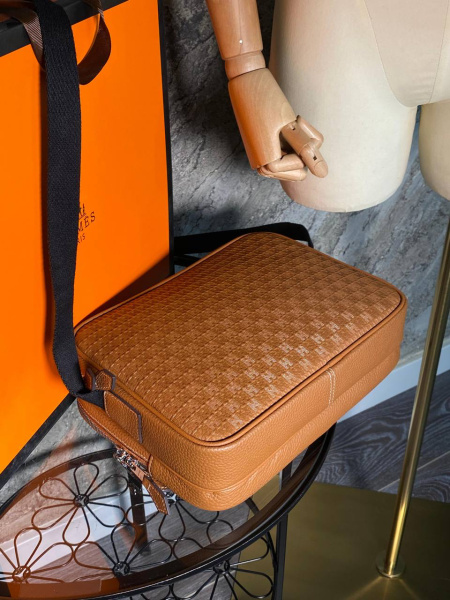 МУЖСКАЯ СУМКА МЕССЕНДЖЕР HERMES  63580 фото анонса