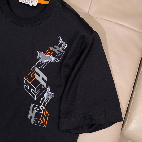 МУЖСКАЯ ФУТБОЛКА HERMES  75313 фото анонса