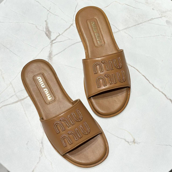 ШЛЕПКИ MIU MIU  68054 фото анонса