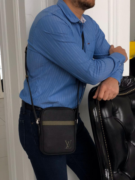 МУЖСКАЯ СУМКА МЕССЕНДЖЕР LOUIS VUITTON DANUBE SLIM PM 12779 фото анонса
