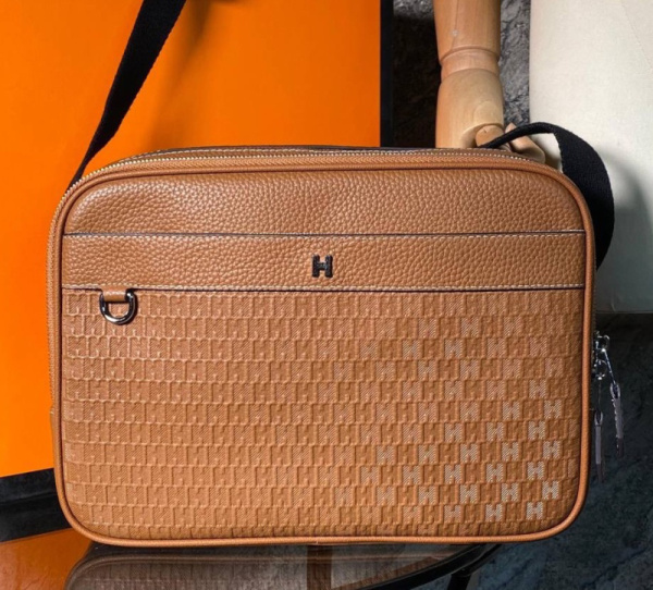 МУЖСКАЯ СУМКА МЕССЕНДЖЕР HERMES 