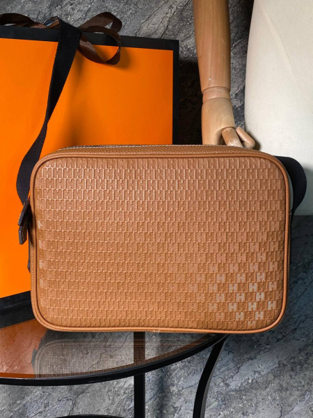 МУЖСКАЯ СУМКА МЕССЕНДЖЕР HERMES  63580 фото анонса