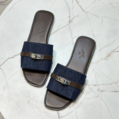 ШЛЕПКИ HERMES  67645 детальное фото товара