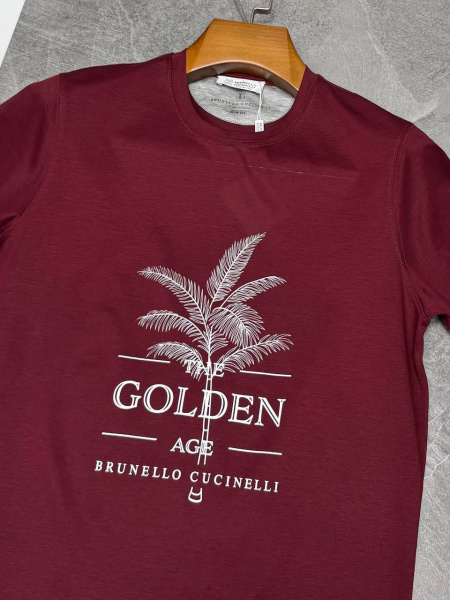 МУЖСКАЯ ФУТБОЛКА BRUNELLO CUCINELLI  72730 фото анонса