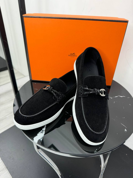 МУЖСКИЕ ЛОФЕРЫ HERMES  78613 фото анонса