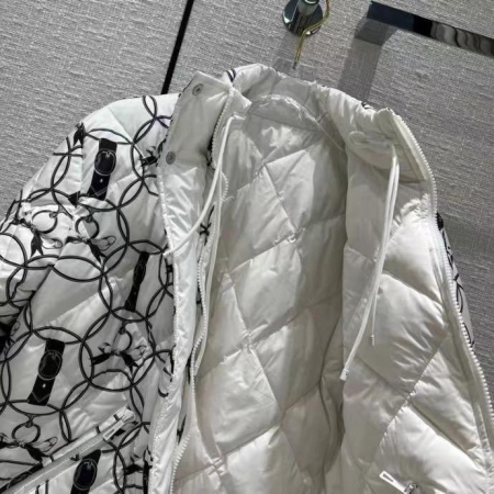 ПУХОВИК ДВУСТОРОННИЙ HERMES 53285 детальное фото товара