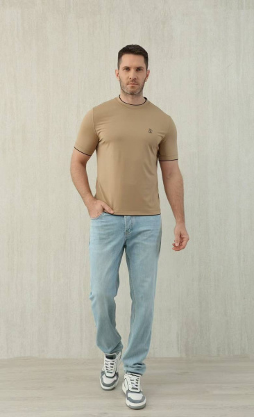 МУЖСКАЯ ФУТБОЛКА BRUNELLO CUCINELLI  75615 фото анонса